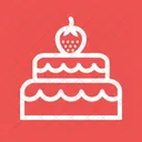 Two Layered Cake Icon