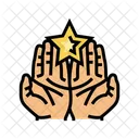 Two Hands Holding Icon