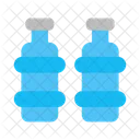 Two Bottles Water Food Icon