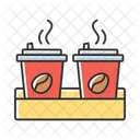 Two coffee  Icon
