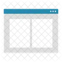 Two Column Grid Template Icon