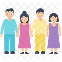 Two Couples Couple Icon