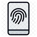 Two Factor Authentication Biometric Finger Print Icon