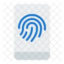 Two Factor Authentication Biometric Finger Print Icon