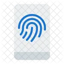 Two Factor Authentication Biometric Finger Print Icono