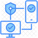 Two Factor Authentication Security Verification Icon
