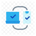 Two Factor Authentication Secure Login Cybersecurity Icon