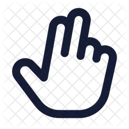 Two Finger  Icon