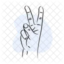 Hand Gesture Finger Icon