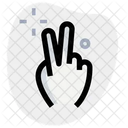 Two Finger  Icon