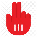 Two Finger  Icon