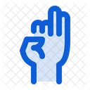 Two Finger Hand Symbol