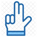 Two Finger Two Hand Icon