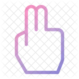Two fingers  Icon