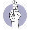 Two Fingers Fingers Finger Icon