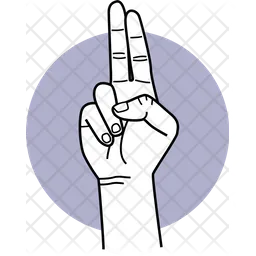 Two Fingers  Icon