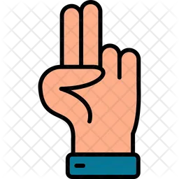 Two Fingers  Icon