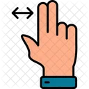 Two Fingers Expression Fingers Icon