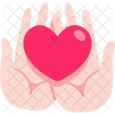 Two Hand Holding Heart  アイコン