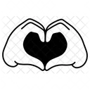 Two Hand Symbol Heart Love Valentine Icon