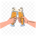 Beer Cheers Toast Icon