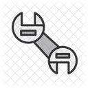Two Header Wrench Repair Tools Icon