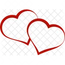 Two heart  Icon