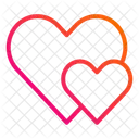 Two hearts  Icon