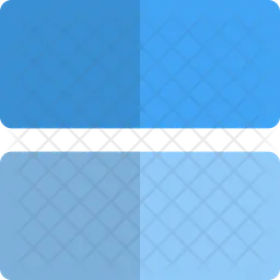 Two horizontal grid  Icon