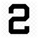 Two Number Digit Icon