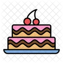 Cake Layered Food Icon