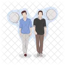 Two Man People Person 아이콘