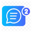 Two Message  Icon