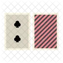 Two Of Clubs Casino Poker Icon