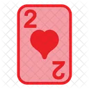 Two Of Hearts  Icon