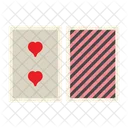 Two Of Hearts Casino Poker Icon