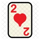 Two Of Hearts  Icon
