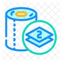 Two Ply Toilet Icon