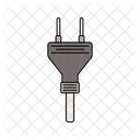 Two prong electrical plug  Icon