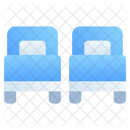 Two Separate Beds  Icon
