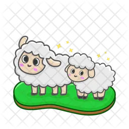 Two sheep  Icon