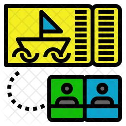 Two Ship Ticket  Icon