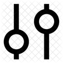 Two Slider Vertical Icon