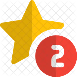 Two Star  Icon
