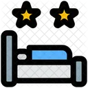 Two Star Bed  Icon