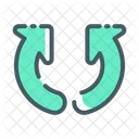 Two up arrow  Icon