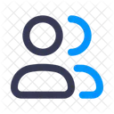 Two User Multiple User Multiple Profile Icon