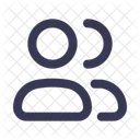 Two User Multiple User Multiple Profile Icon