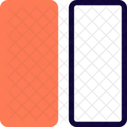 Two Vertical Grid  Icon