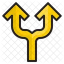 Two Way Arrow Two Way Sign Icon